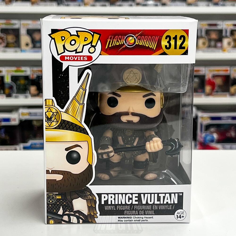 Funko Pop Movies Flash Gordon Prince Vultan 312 Space Opera Toy Vinyl Figure